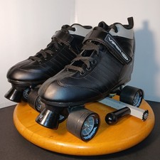 Usado, Patins de velocidade Viper M1 tamanho 10 masculino Roller Derby elegante preto 4 rodas modelo U721M comprar usado  Enviando para Brazil