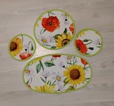 Sonnenblumen deckchen rund gebraucht kaufen  Berlin