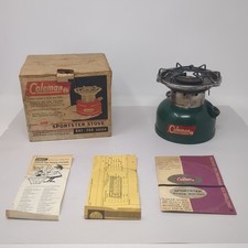 Usado, Fogão Coleman modelo 501-700 SPORTSTER datado de 6/1962 com caixa comprar usado Usado, Fogão Coleman modelo 501-700 SPORTSTER datado de 6/1962 com caixa comprar usado  Enviando para Brazil
