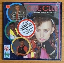 Culture Club - Colour by Numbers 1st press vinyl LP 1983 w shrink hype poster comprar usado  Enviando para Brazil