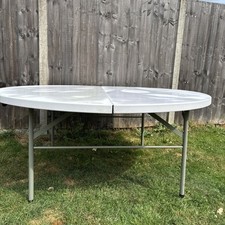 Garden table round for sale  ASHFORD