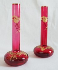 Pair vases pink d'occasion  Expédié en Belgium