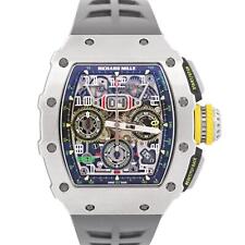Usado, PAPERS Richard Mille RM 11-03 Titanium Flyback 50mm cronógrafo RM11-03Ti CAIXA comprar usado  Enviando para Brazil