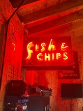 Vintage neon sign for sale  WESTERHAM