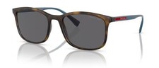 Óculos de sol polarizado retangular de borracha Prada PS 01TS U61144 Havana comprar usado  Enviando para Brazil