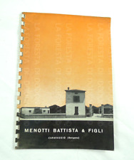 Vecchio catalogo menotti usato  Cremona