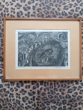 Xilografia stampata mano. usato  Borzonasca