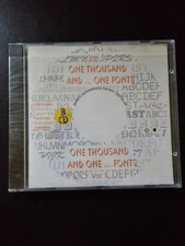 One Thousand And One Fonts Vol.1 CD - Rom Vintage Rare Sealed By Lavonia Trading comprar usado  Enviando para Brazil