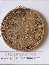 1 Fiorino Francesco Giuseppe I 1858 -A Bb/Spl comprar usado  Enviando para Brazil