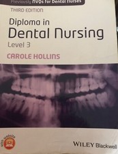 Dental nursing book. for sale  DALRY