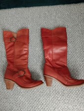 Faith boots leather for sale  LLANDUDNO