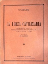 Cicerone terza catilinaria usato  Napoli