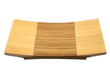 Bandeja de servir TOTALLY BAMBOO japonesa sushi sashimi curva retangular comprar usado  Enviando para Brazil