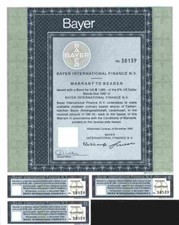 BAYER Willemstad Curacao Leverkusen 1969 Elberfeld Barmen Aspirin 50 DM Chemie, usado comprar usado  Enviando para Brazil