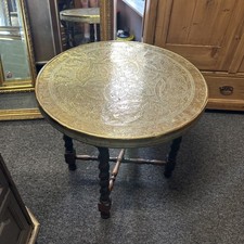 Brass folding table for sale  LEISTON