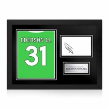 Ederson signed framed for sale  ALDERSHOT