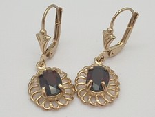 Gelbgold granat hrhänger gebraucht kaufen  Elsdorf-Westermühlen