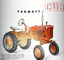 Farmall cub tractor for sale  Mount Pleasant