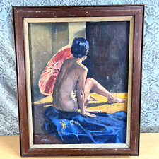 Vintage oil canvas for sale  Riverton