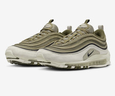 Tênis Nike Air Max 97 SE Light Bone médio oliva masculino tamanho EUA 12 casual ✅ comprar usado  Enviando para Brazil