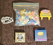 Misc birthday decorations for sale  Libby