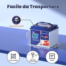 Batteria timeusb 12.8v usato  Reggio Emilia