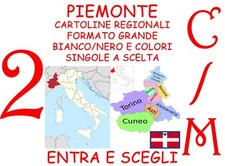 Cartoline regionali piemonte usato  Milano