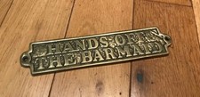 Vintage brass hands for sale  STOURBRIDGE