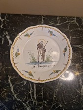 Assiette faience denevers d'occasion  Montferrand-le-Château