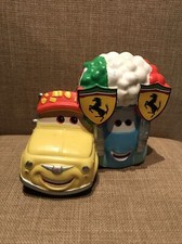 Cofrinho Disney Store Pixar carros exclusivos FIAT Ferrari Itália com rolha raro comprar usado  Enviando para Brazil