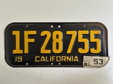 1953 california license for sale  Poughkeepsie