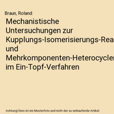 Mechanistische untersuchungen  gebraucht kaufen  Trebbin