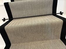 Black white herringbone for sale  LONDON