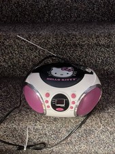 Rádio Hello Kitty CD Boombox 2013 KT2026MBY rosa branco funciona muito bem CD novo com etiquetas, usado comprar usado Rádio Hello Kitty CD Boombox 2013 KT2026MBY rosa branco funciona muito bem CD novo com etiquetas, usado comprar usado  Enviando para Brazil