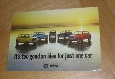 Austin mini brochure for sale  FAREHAM
