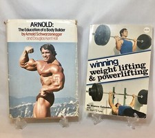 Vintage Weightlifting & Bodybuilding 1970s Pair Signed Arnold Schwarzenegger comprar usado  Enviando para Brazil