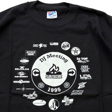 vintage DJ MEETING 1995 Shirt XL rave techno love parade mayday thunderdome 90s comprar usado  Enviando para Brazil