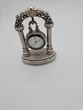 Relógio de bolso Brighton com suporte de pedestal pendurado viagem 4,5 X 3,25 X 1,75 comprar usado  Enviando para Brazil