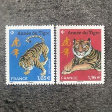 Lot timbres année d'occasion  Saint-Paul-Cap-de-Joux