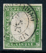 Sardegna 1863 emissione usato  Piazzola sul Brenta