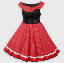 Usado, Vestido Minnie Mouse vermelho bolinhas tamanho G pinup retrô Disney Parks The Dress Shop comprar usado  Enviando para Brazil