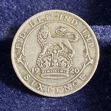 1920 george sixpence for sale  KING'S LYNN