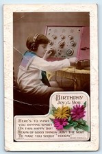Postcard young boy for sale  LLANFAIRFECHAN