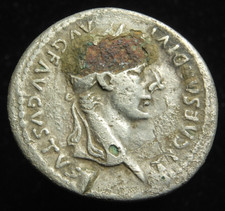 Tiberius fourrée denarius for sale  PRESTON