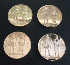 4 medalhas de tiro - 38 mm National Rifle Association (NRA) medalhas de ouro comprar usado  Enviando para Brazil