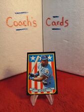 Tarjeta de béisbol sin licencia Knock-off Bo Jackson Kansas City Royals ESTRELLAS Y RAYAS segunda mano  Embacar hacia Argentina