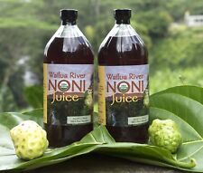 SUCO DE NONI 100% HAVAIANO WAILUA RIVER Certificado Orgânico: Dois frascos de vidro de 32 oz comprar usado  Enviando para Brazil