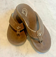 Olukai brown leather for sale  High Point