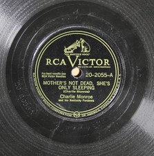 Charlie Monroe - Mother's Not Dead, She's Only Sleeping - RCA VICTOR 20-2055 V+ comprar usado  Enviando para Brazil