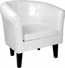 Fotel Chesterfield, 58 x 71 x 70 cm, biały na sprzedaż  PL
